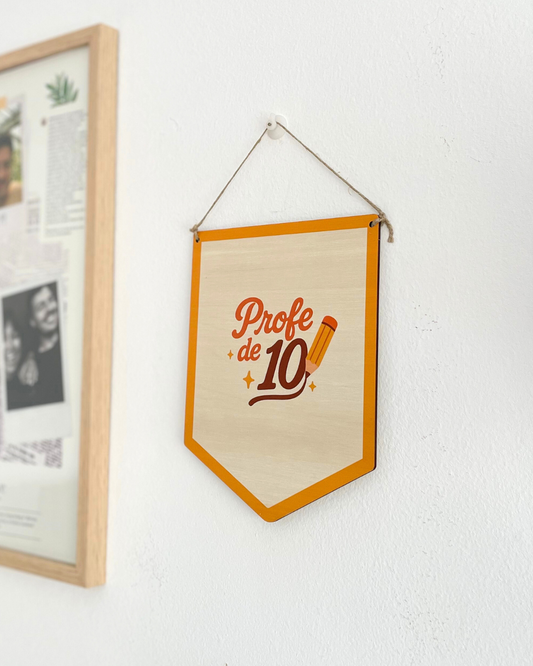 Banderín personalizado - Profe