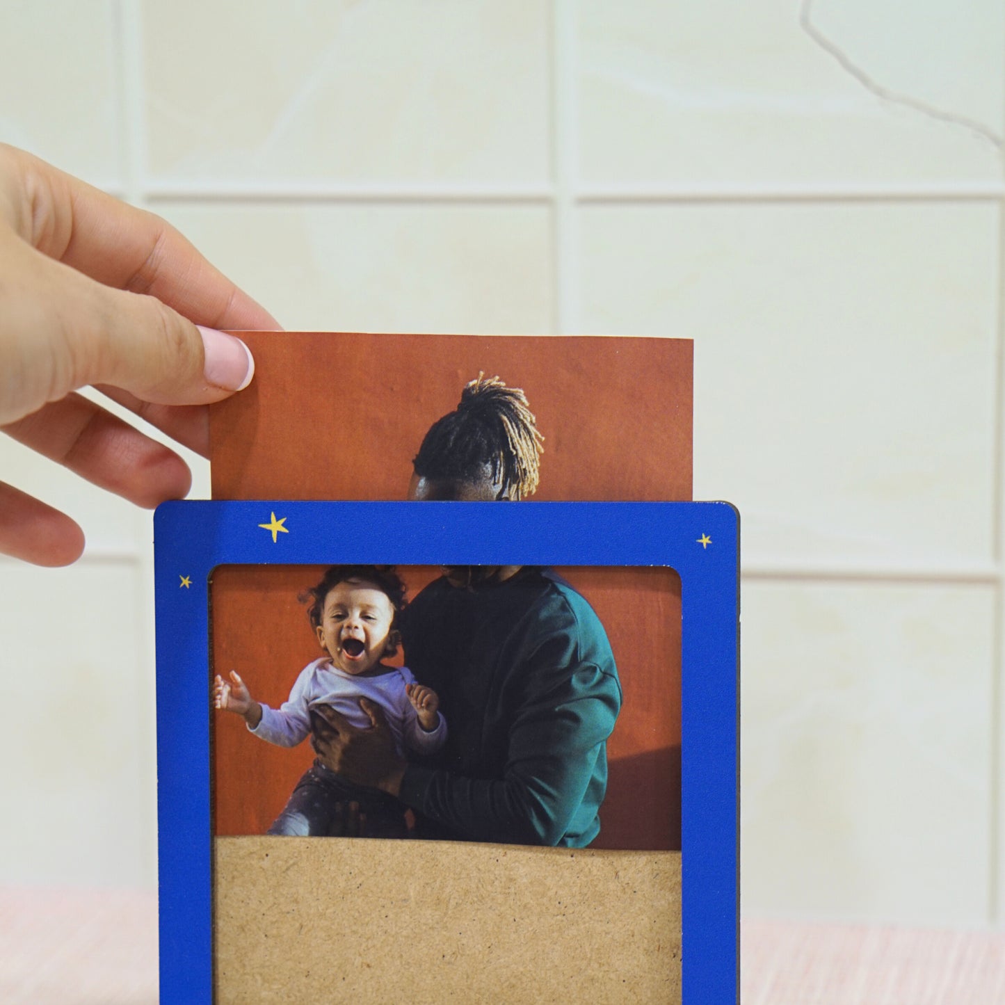 Marco de Fotos Personalizado "Definición Papá" – Regalo Especial