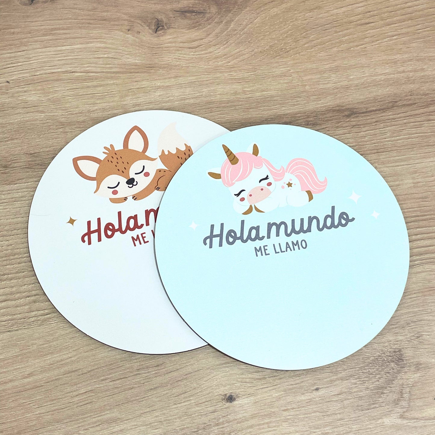 Placa Cumple Meses Personalizada Zorro – Fotos Mes a Mes del Bebé