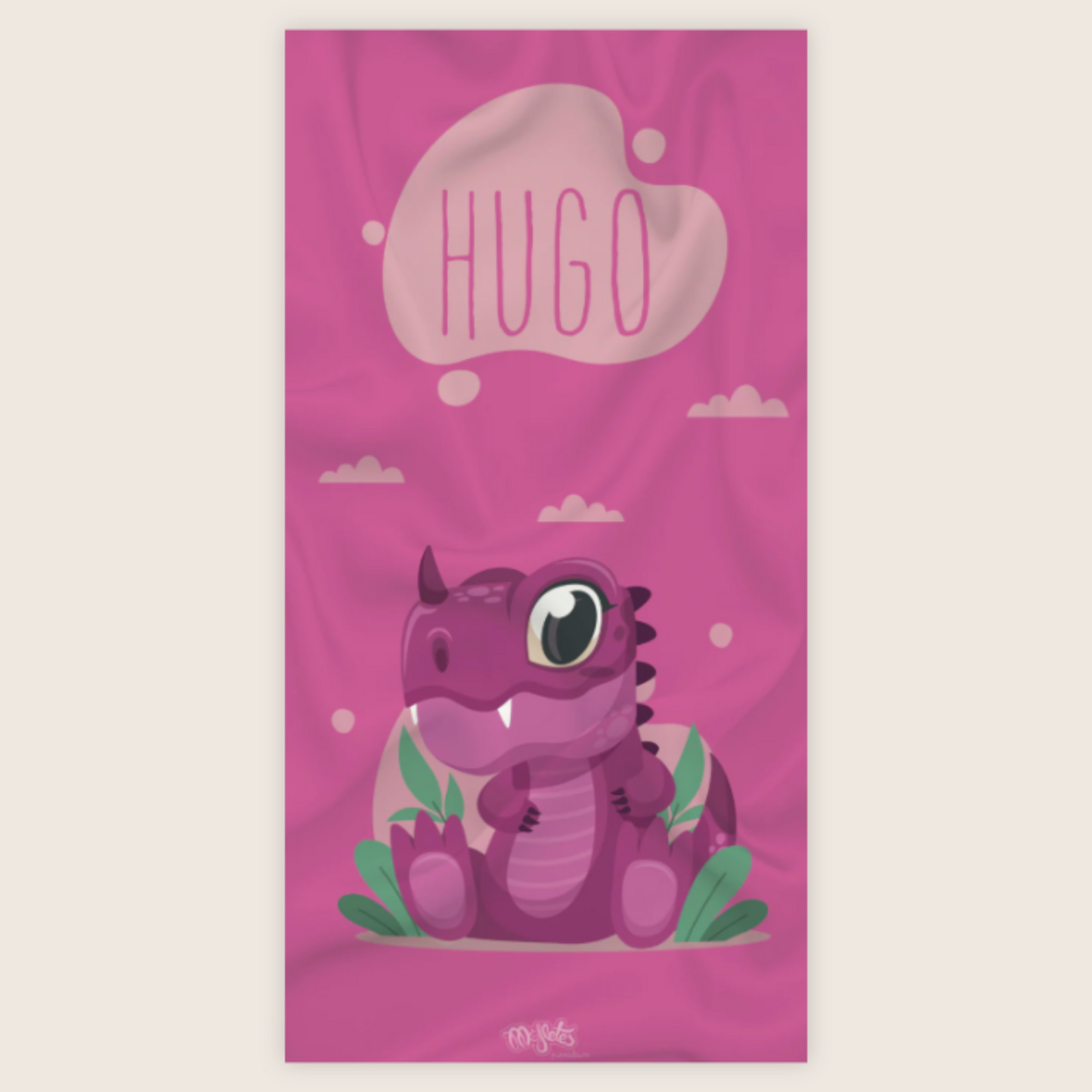 Toalla Personalizada Dino