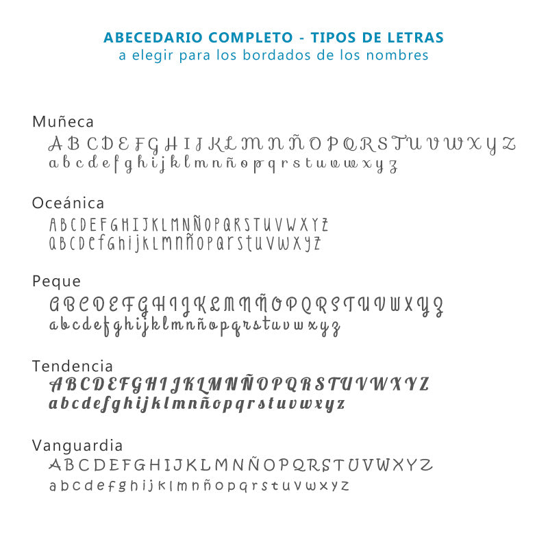 Manta Clásica Bordada Personalizada (91 combinaciones)