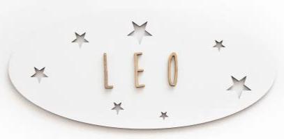 Placa de Madera Personalizada Estrellas