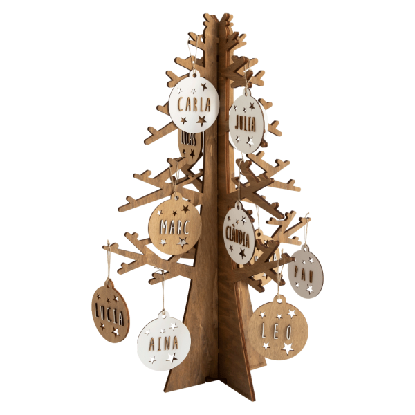 Árbol de Navidad 65 cm 100% Madera