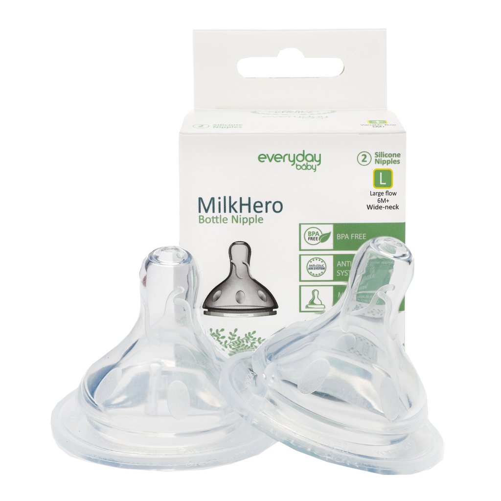 Tetina para biberón Milkhero- Pack 2 Unidades