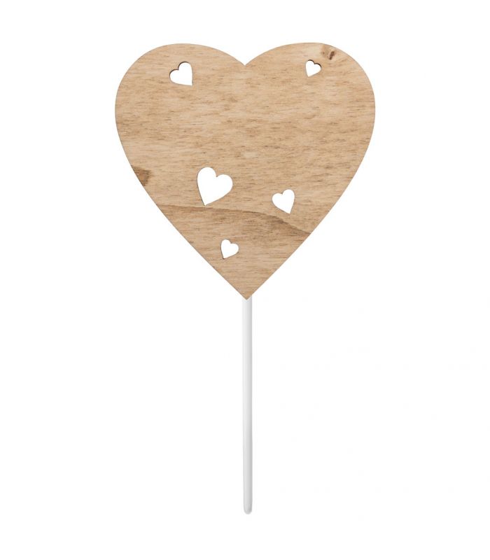 Topper Personalizado para Tartas - Corazón pequeño