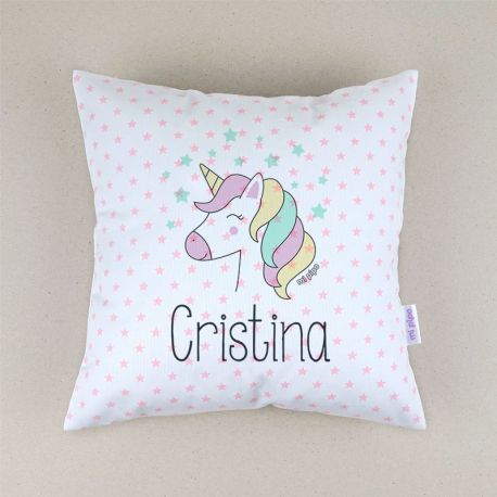 Cojín Personalizado Unicornio