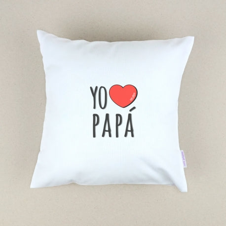 Cojín Personalizado Yo corazón papá