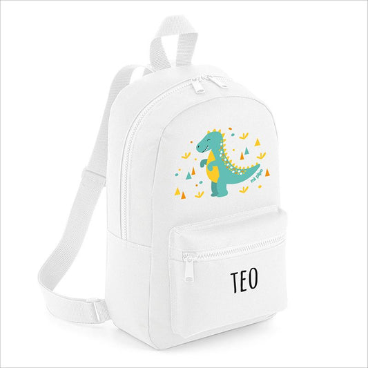 Mochila Personalizada Dino 4 Colores