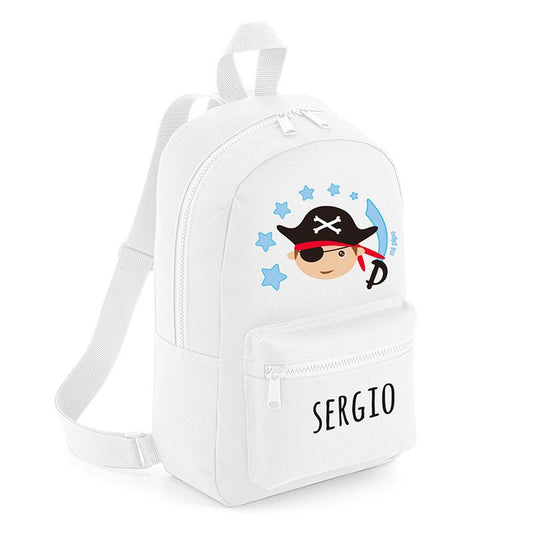 Mochila Personalizada Pirata 3 Colores Mofletes Puericultura