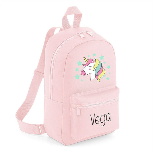 Mochila Personalizada Unicornio 4 Colores