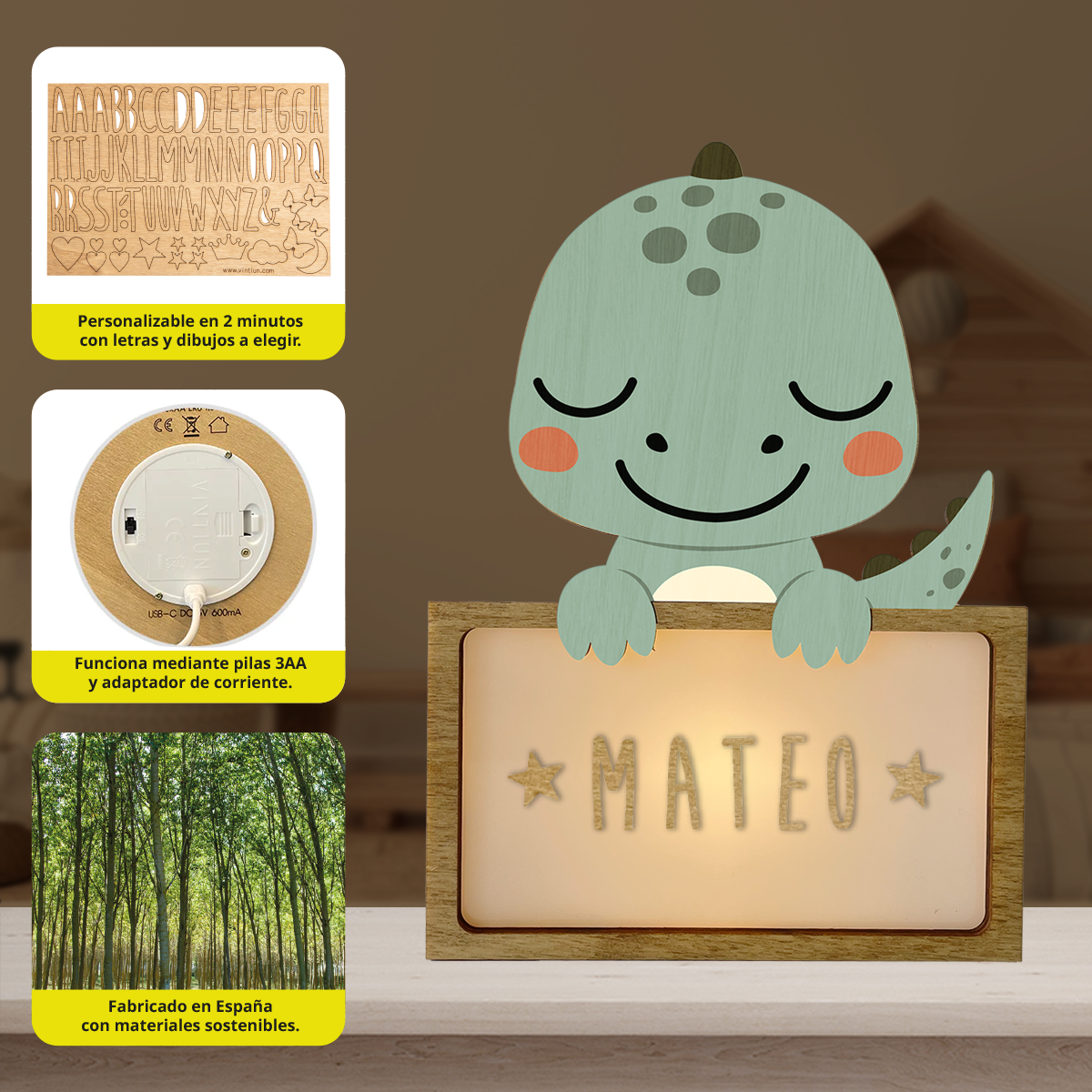 decoracion personalizada dinosaurios
