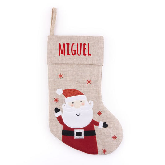 Calcetín Personalizado Papá Noel