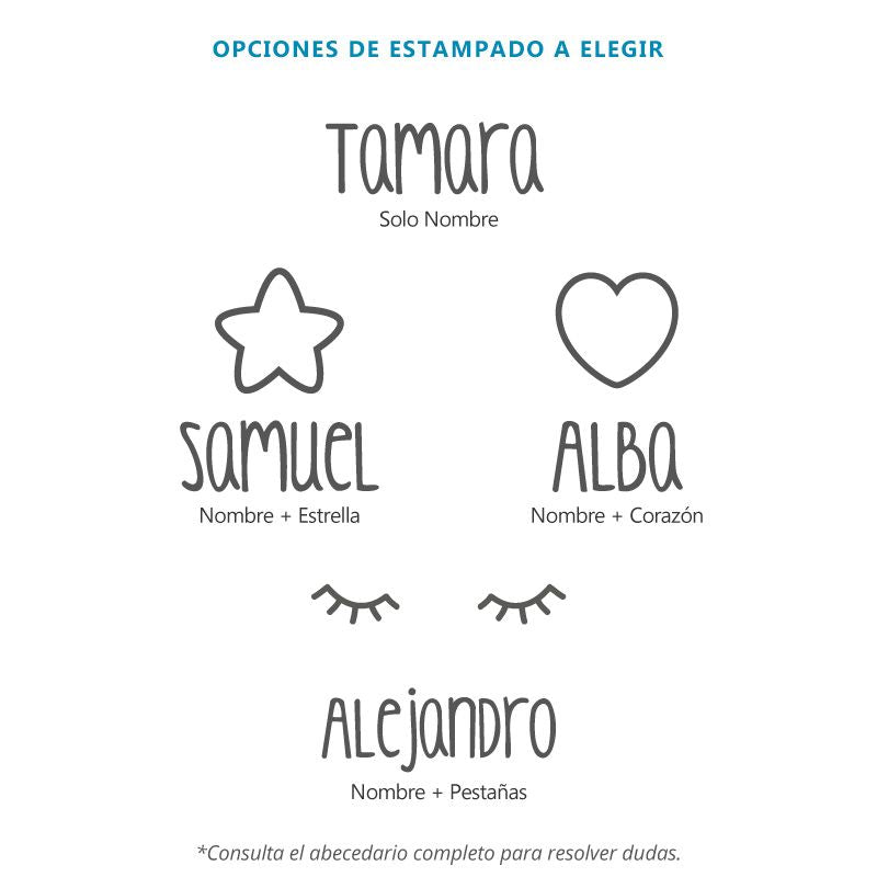 Baberos personalizados rosa - pack de 2