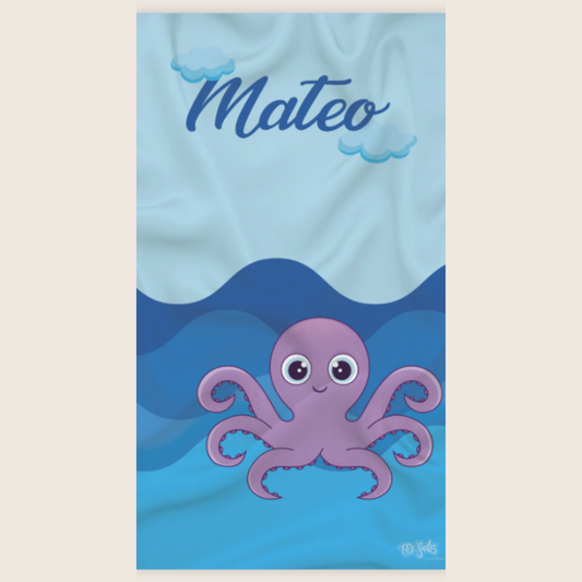 Toalla Personalizada Pulpo