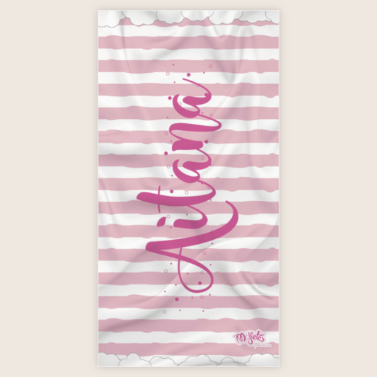 Toalla Personalizada Rosa