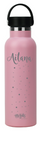 Botella Termo Personalizada Sport 600 ML Rosa Circulos Mofletes Puericultura