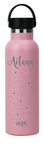 Botella Termo Personalizada Sport 600 ML Rosa Circulos Mofletes Puericultura