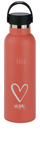 Botella Termo Personalizada Sport 600 ML Coral Corazón Mofletes Puericultura
