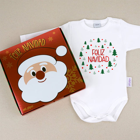 Body Personalizado de Navidad 1 mes, 6 meses, 12 meses