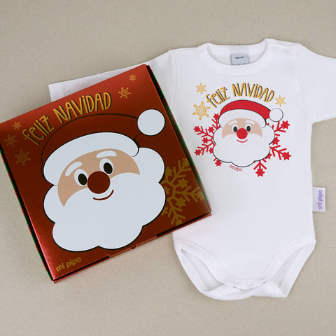 Body Personalizado de Navidad 1 mes, 6 meses, 12 meses