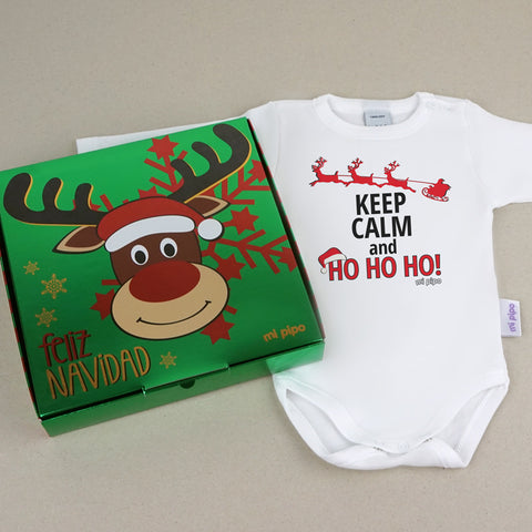 Body Personalizado de Navidad 1 mes, 6 meses, 12 meses