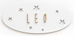 Placa de Madera Personalizada Estrellas