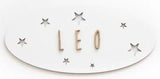 Placa de Madera Personalizada Estrellas