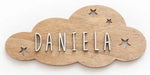 Placa de Madera Personalizada Nube