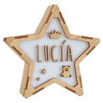 Lámpara Personalizada Corona Osito