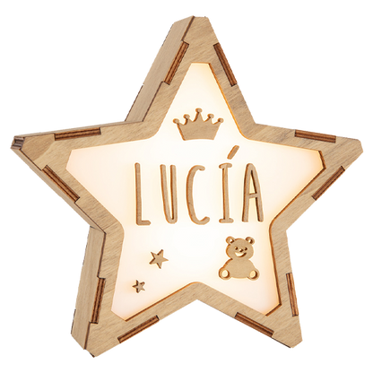 Lámpara Personalizada Corona Osito