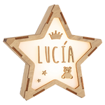 Lámpara Personalizada Corona Osito