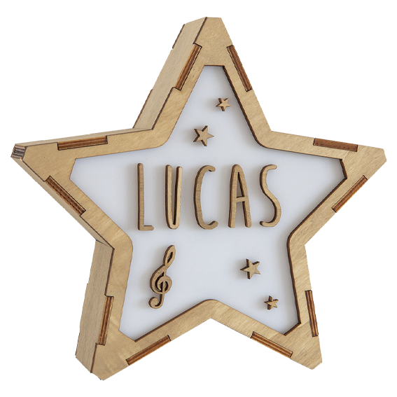 Lámpara Personalizada Música