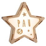 Lámpara Personalizada Pelota con Estrellas