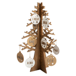 Árbol de Navidad 165 cm 100% Madera
