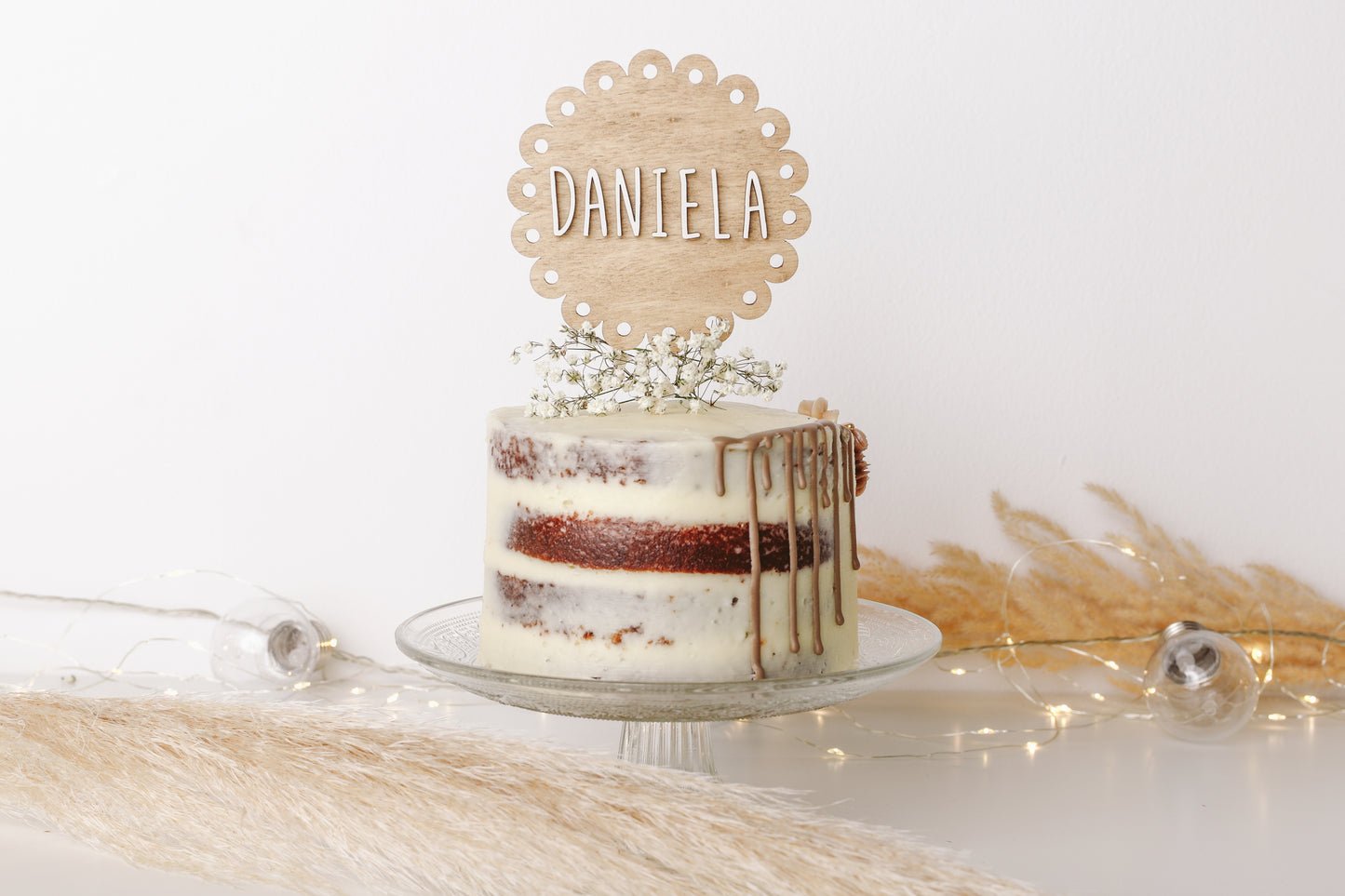 Topper Personalizado para Tartas - Redondo Grande
