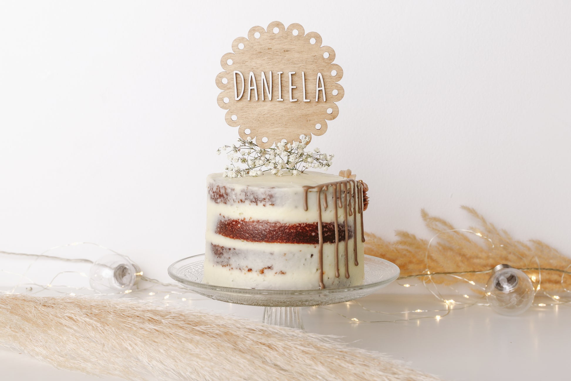 Topper Personalizado para Tartas - Redondo Grande