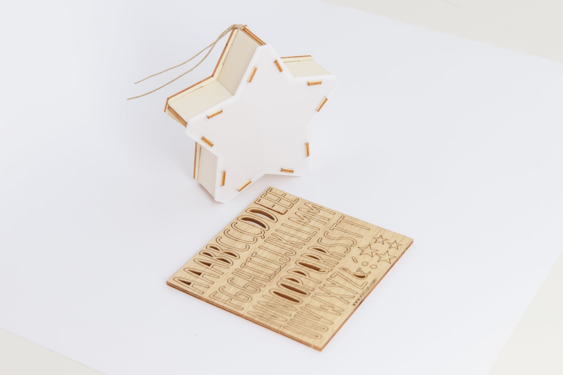 Mini Lámpara Estrella Personalizada Mofletes Puericultura