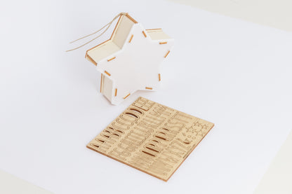 Mini Lámpara Estrella Personalizada Mofletes Puericultura