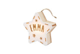 Mini Lámpara Estrella Personalizada Mofletes Puericultura
