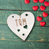 Corazón de Madera San Valentín TQM