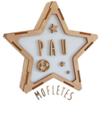 Lámpara Estrella Personalizada Pelota con Estrellas
