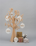 Bolas de Madera Personalizadas Blancas
