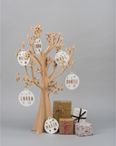 Bolas de Madera Personalizadas Blancas