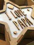 Lámpara de mesita de noche  I-LOVE-PAPÁ - Día del Padre