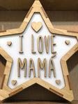 Lámpara Día de la Madre I LOVE MAMÁ