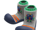 ATTIPAS ZAPATOS PRIMEROS PASOS MODELO ROBOT AZUL