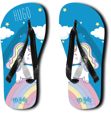 Sandalias Personalizadas Unicornio