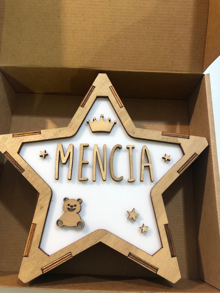 Lámpara Personalizada Corona Osito