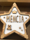 Lámpara Personalizada Corona Osito