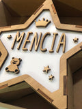 Lámpara Personalizada Corona Osito